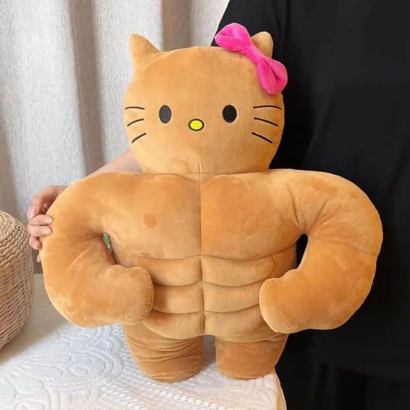 Hello Kitty Plush Toy - Muscular