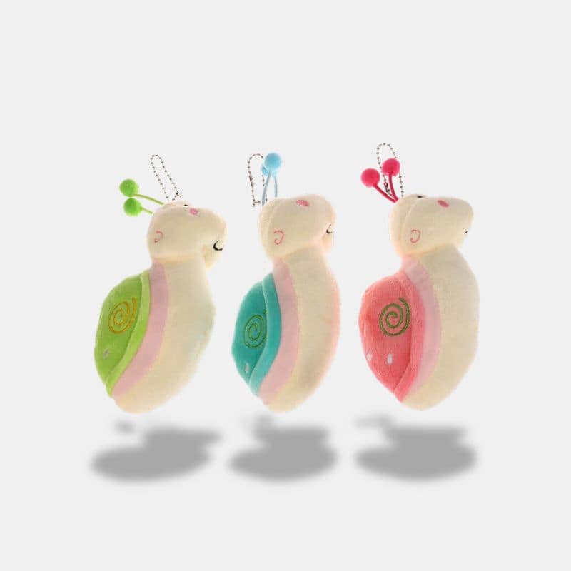 Snail Plush Keychain