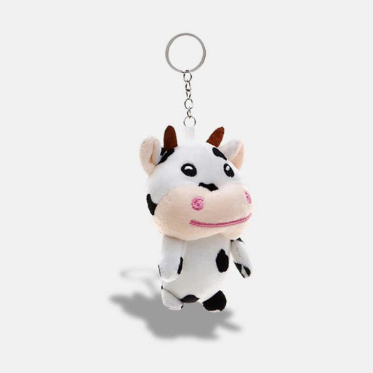 Cow Plush Keychain