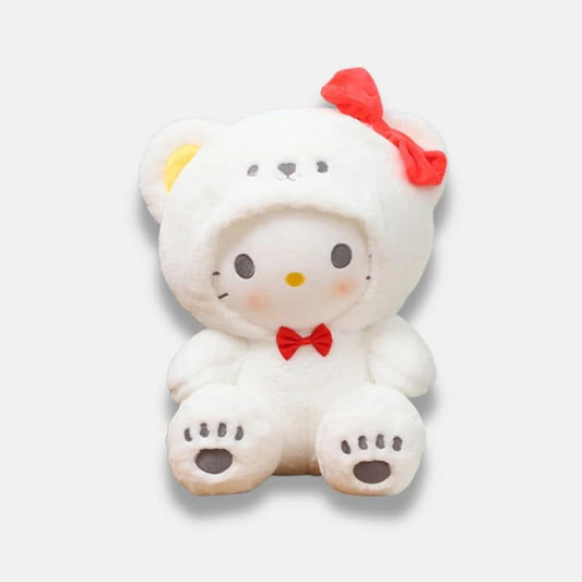 Hello Kitty Plush Toy in a Bear Costume
