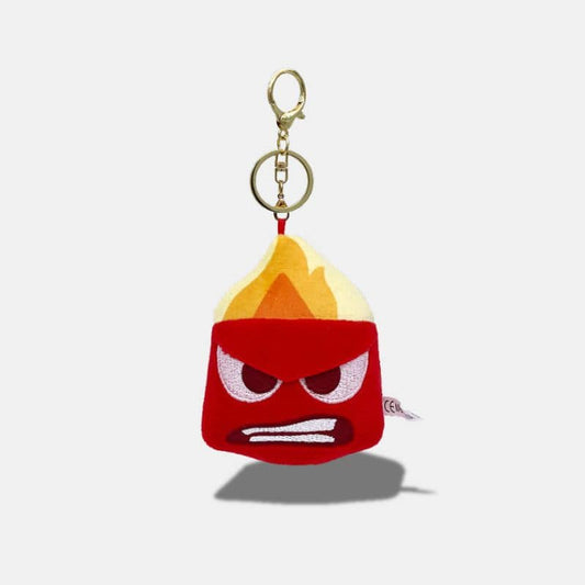 Inside Out Anger Plush Keychain
