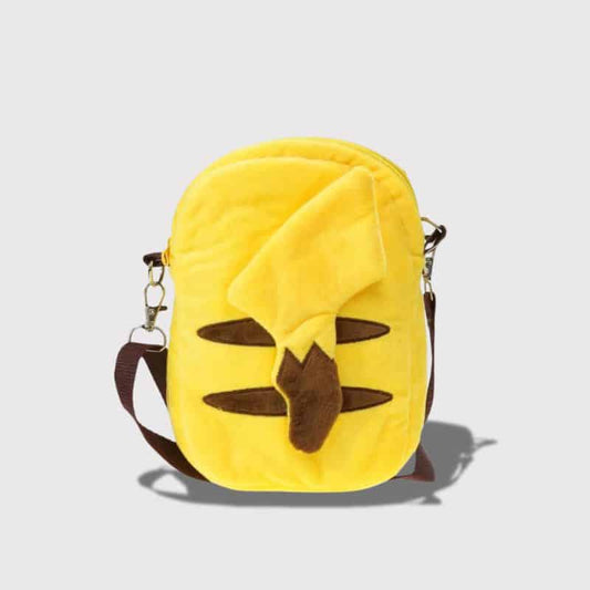 Pikachu Plush Crossbody Bag with Adjustable Strap