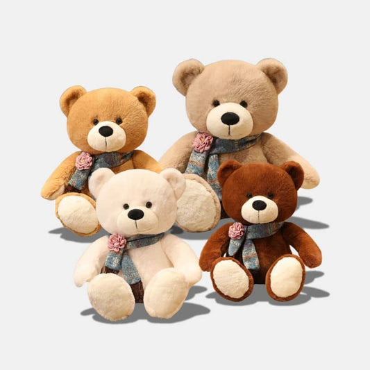 Bear Stuffed Animal with Scarf