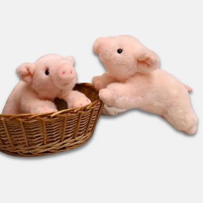 Pig Stuffed Animal - Lying Down