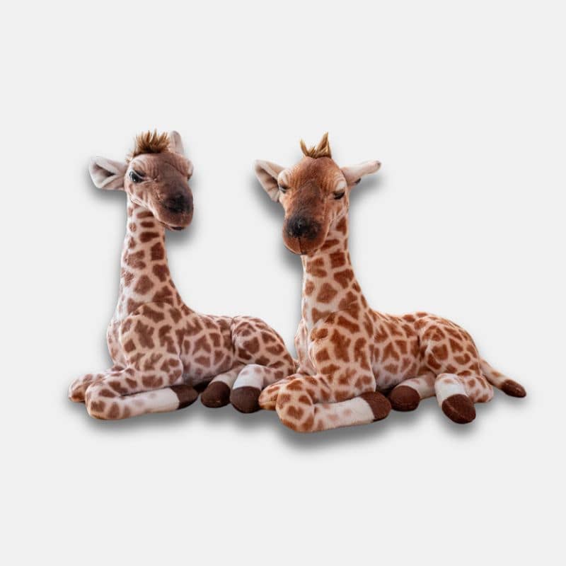 Giraffe Stuffed Animal - Lying Down