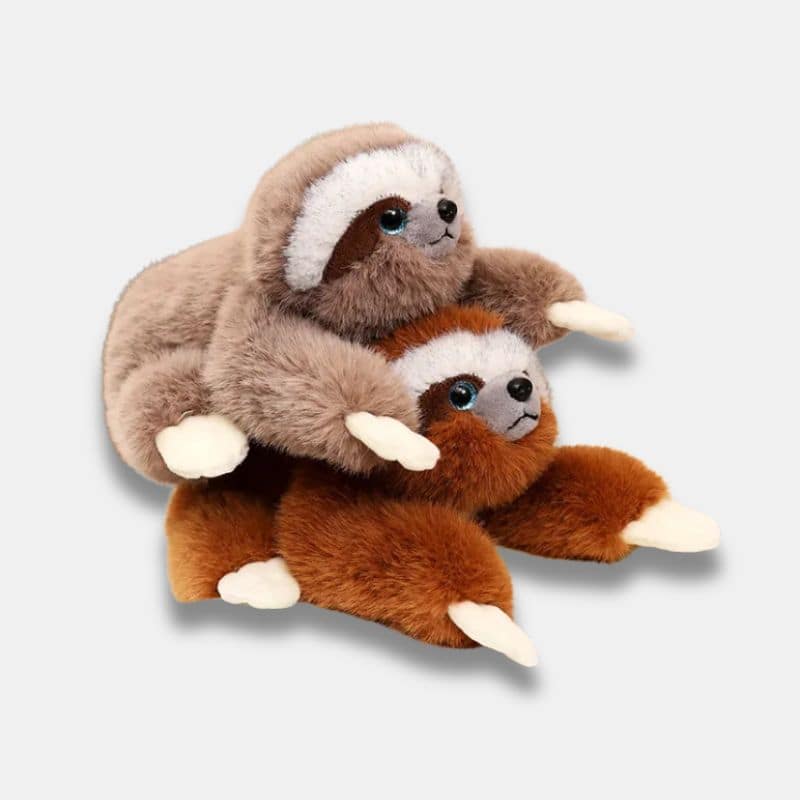 Sloth Stuffed Animal - Lying Down