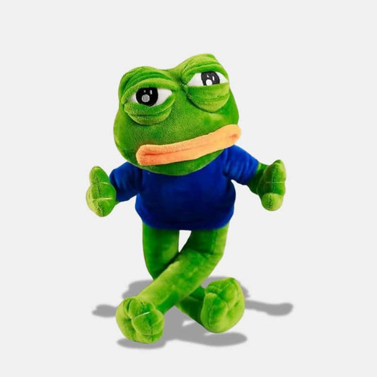 Sad Frog Stuffed Animal