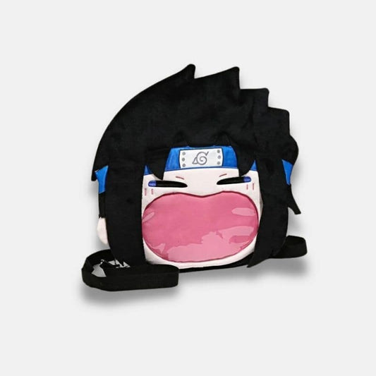 Naruto Sasuke Plush Toy with Backpack