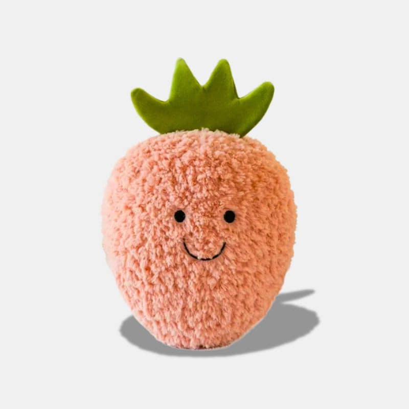 Smiling Strawberry Plush Toy
