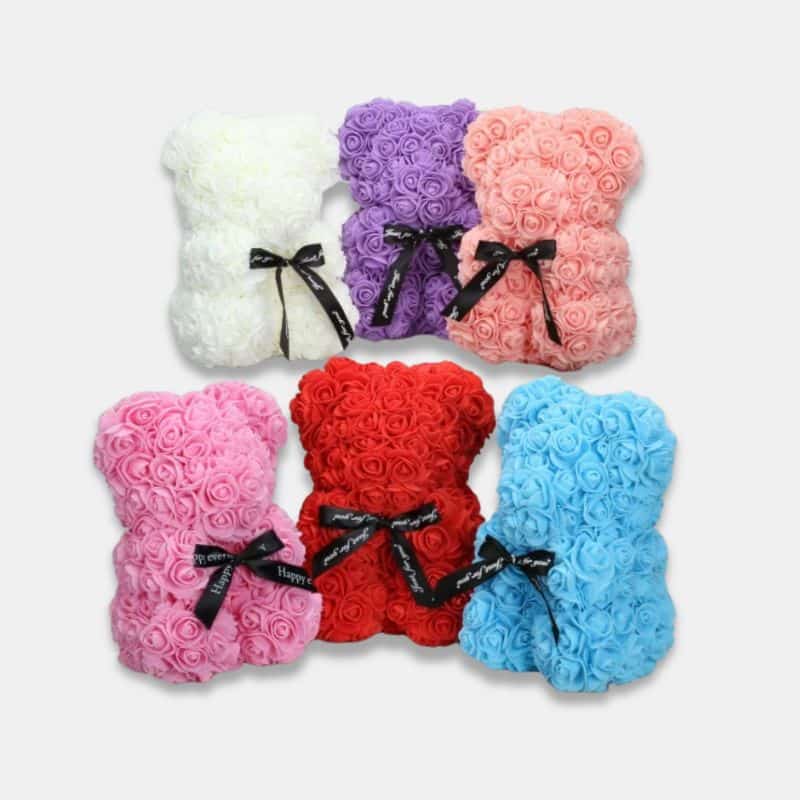 Decorative Rose Bear