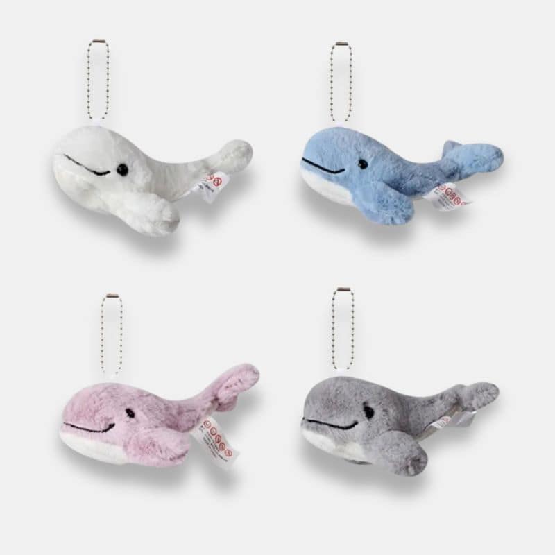 Whale Plush Keychain