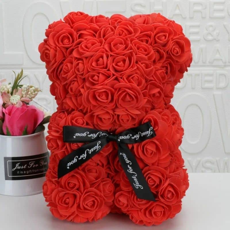 Decorative Rose Bear