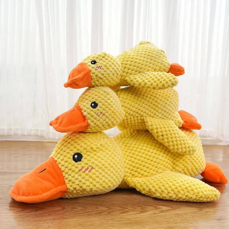 Duck Plush Dog Toy