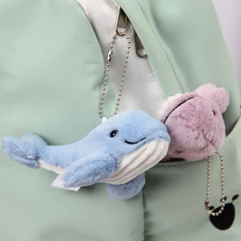 Whale Plush Keychain