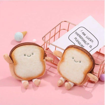 Bread Plush Coin Purse