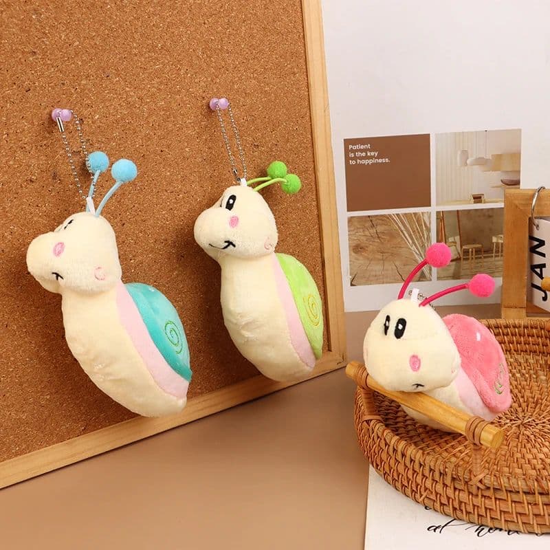 Snail Plush Keychain