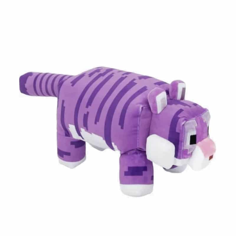 Minecraft Tiger Plush Toy - Purple