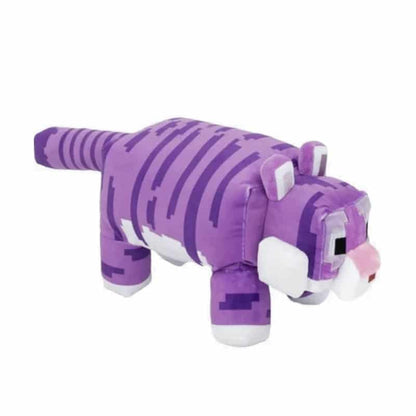 Minecraft Tiger Plush Toy - Purple