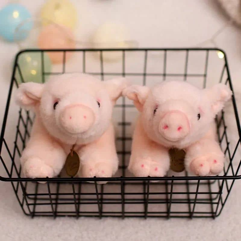 Pig Stuffed Animal - Lying Down