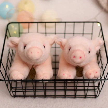 Pig Stuffed Animal - Lying Down