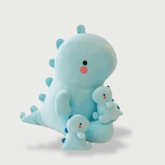 Blue Dinosaur Plush Toys - 3-Piece Set