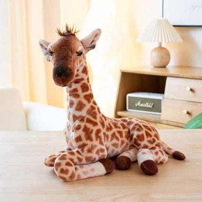 Giraffe Stuffed Animal - Lying Down
