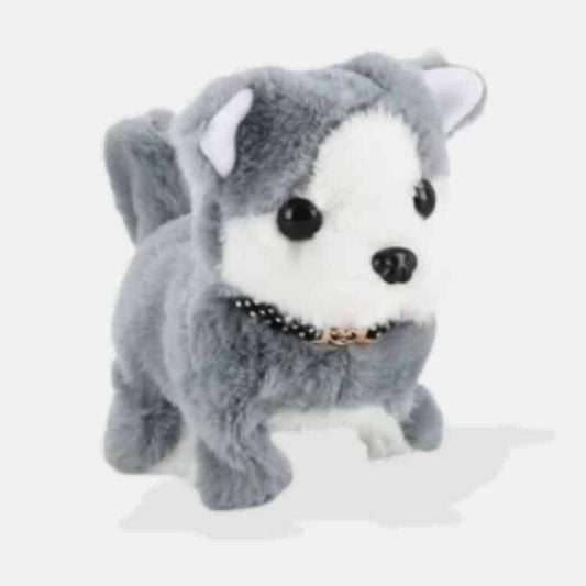 Dog Stuffed Animal - Gray