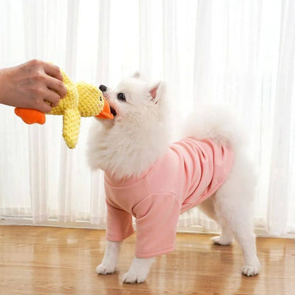 Duck Plush Dog Toy
