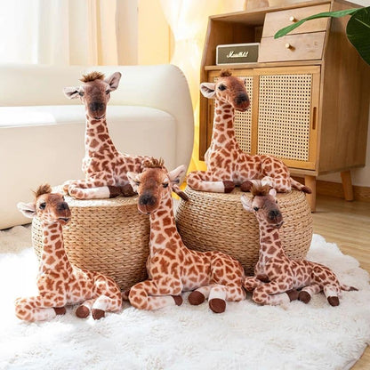 Giraffe Stuffed Animal - Lying Down