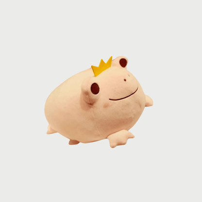 Frog Prince Stuffed Animal - Pink