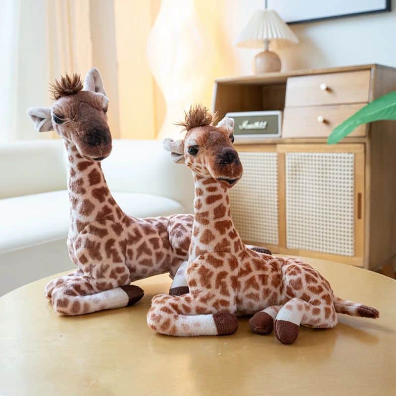 Giraffe Stuffed Animal - Lying Down
