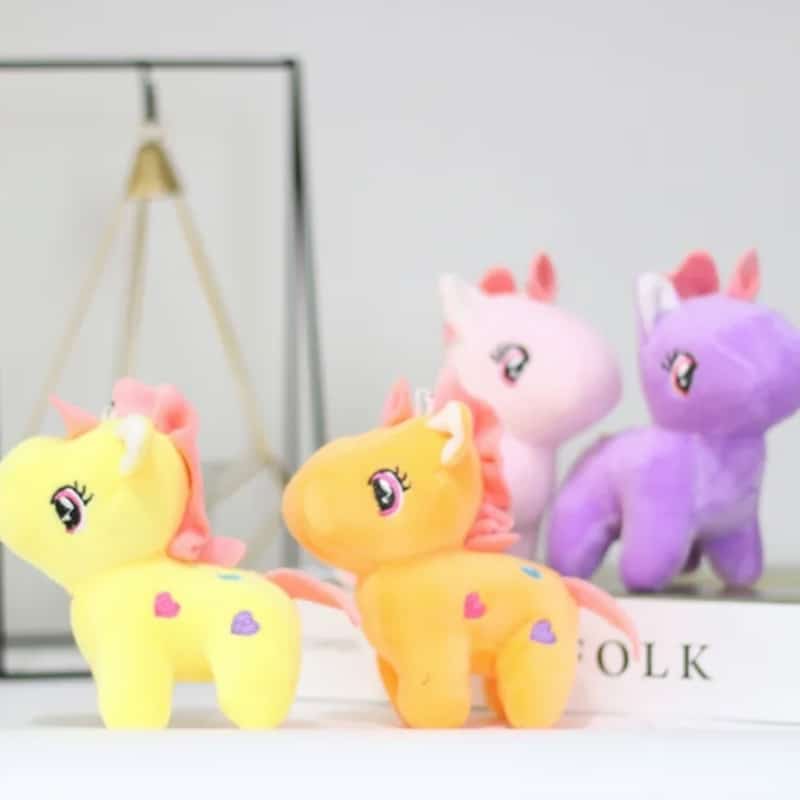 Unicorn Plush Keychain