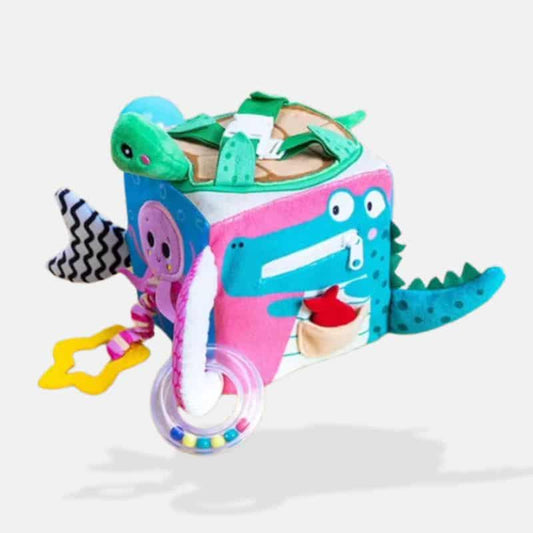 Cube-Shaped Plush Toy