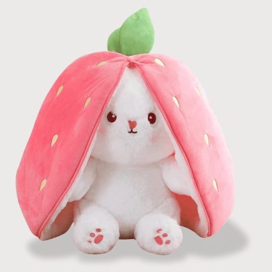 Strawberry Bunny Stuffed Animal