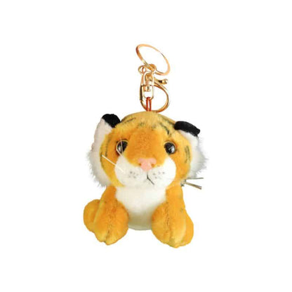 Tiger Plush Keychain
