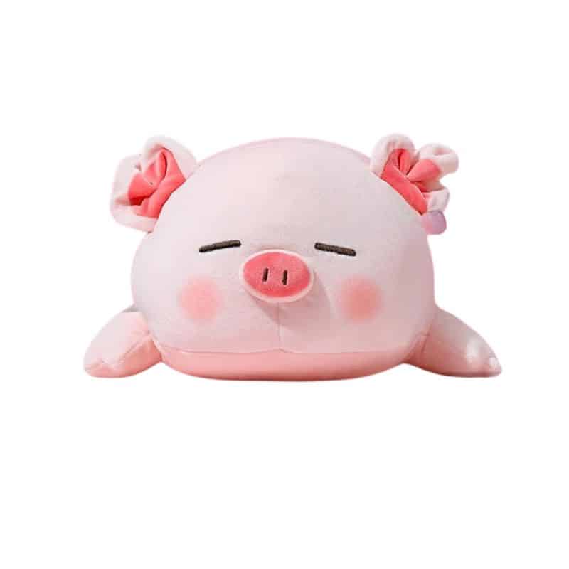 Pig Stuffed Animal - Sleeping Pink