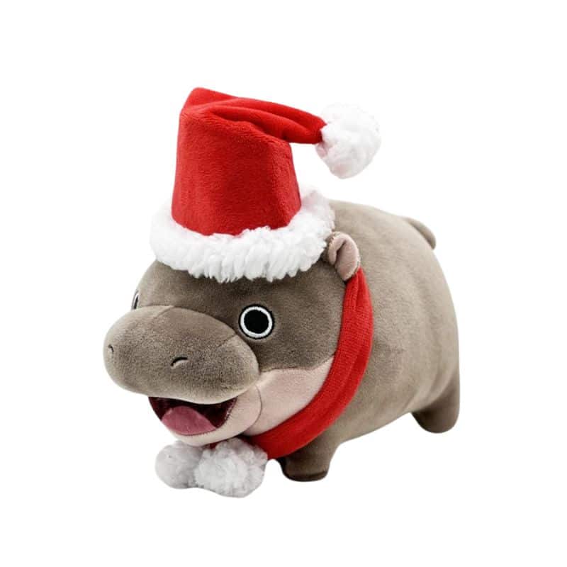 Hippo Christmas Stuffed Animal