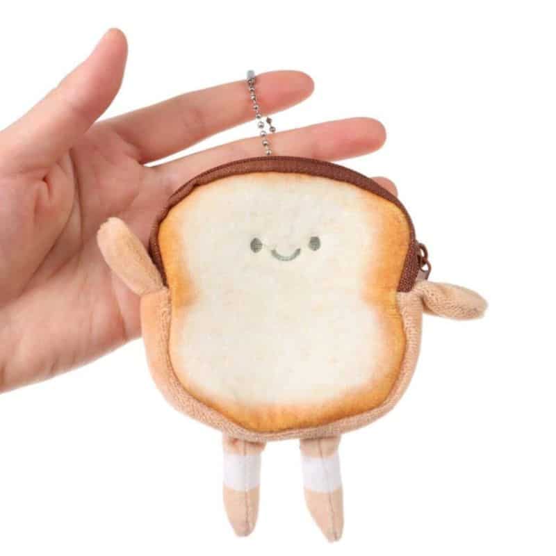 Bread Plush Coin Purse