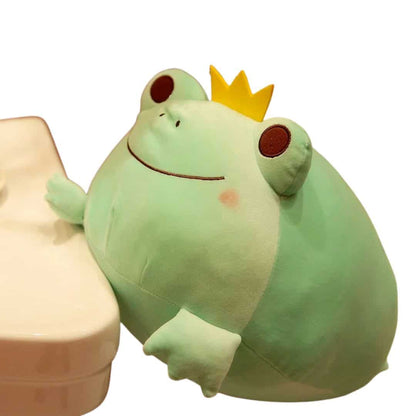 Frog Prince Stuffed Animal - Green