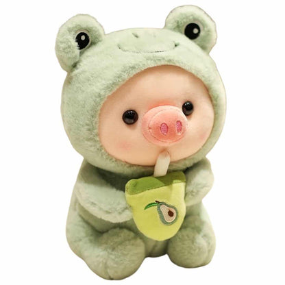 Pig Costumed Stuffed Animal