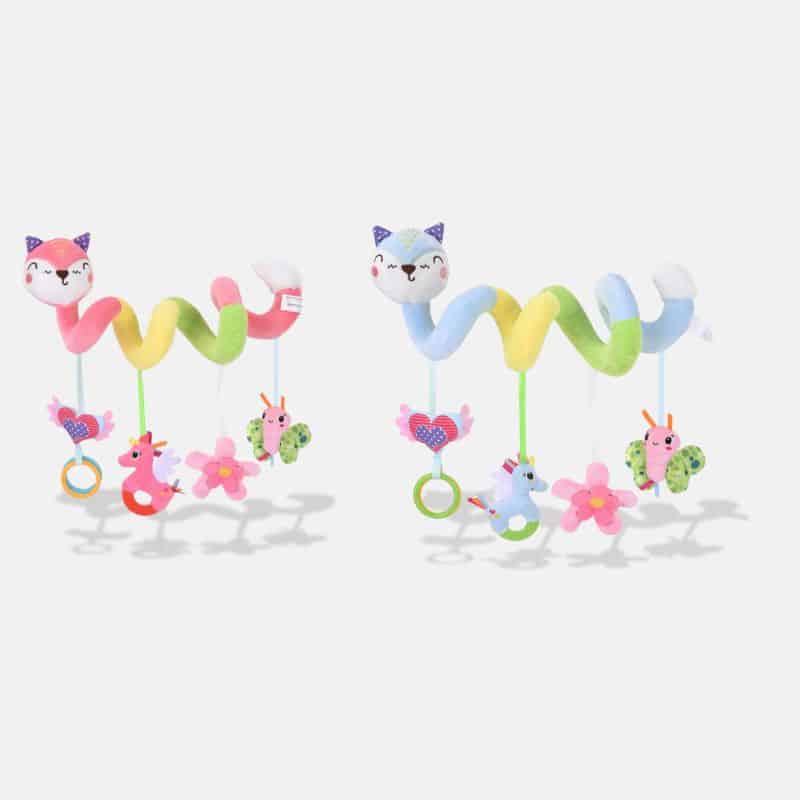 Spiral Fox Plush Toy
