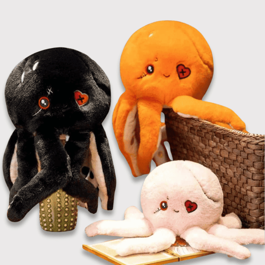 Dark Butter Halloween Octopus Plush Toy