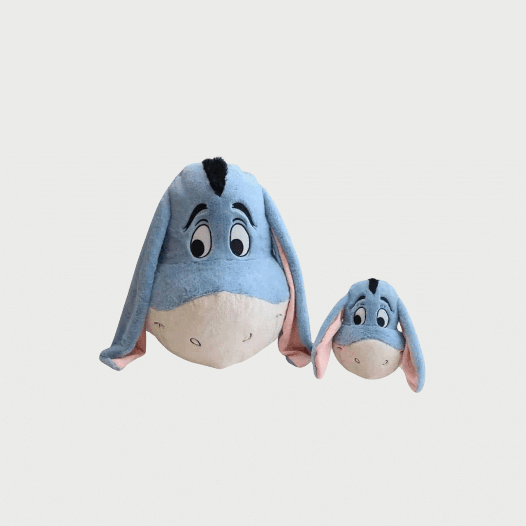 Eeyore Plush Toy - Head-Shaped