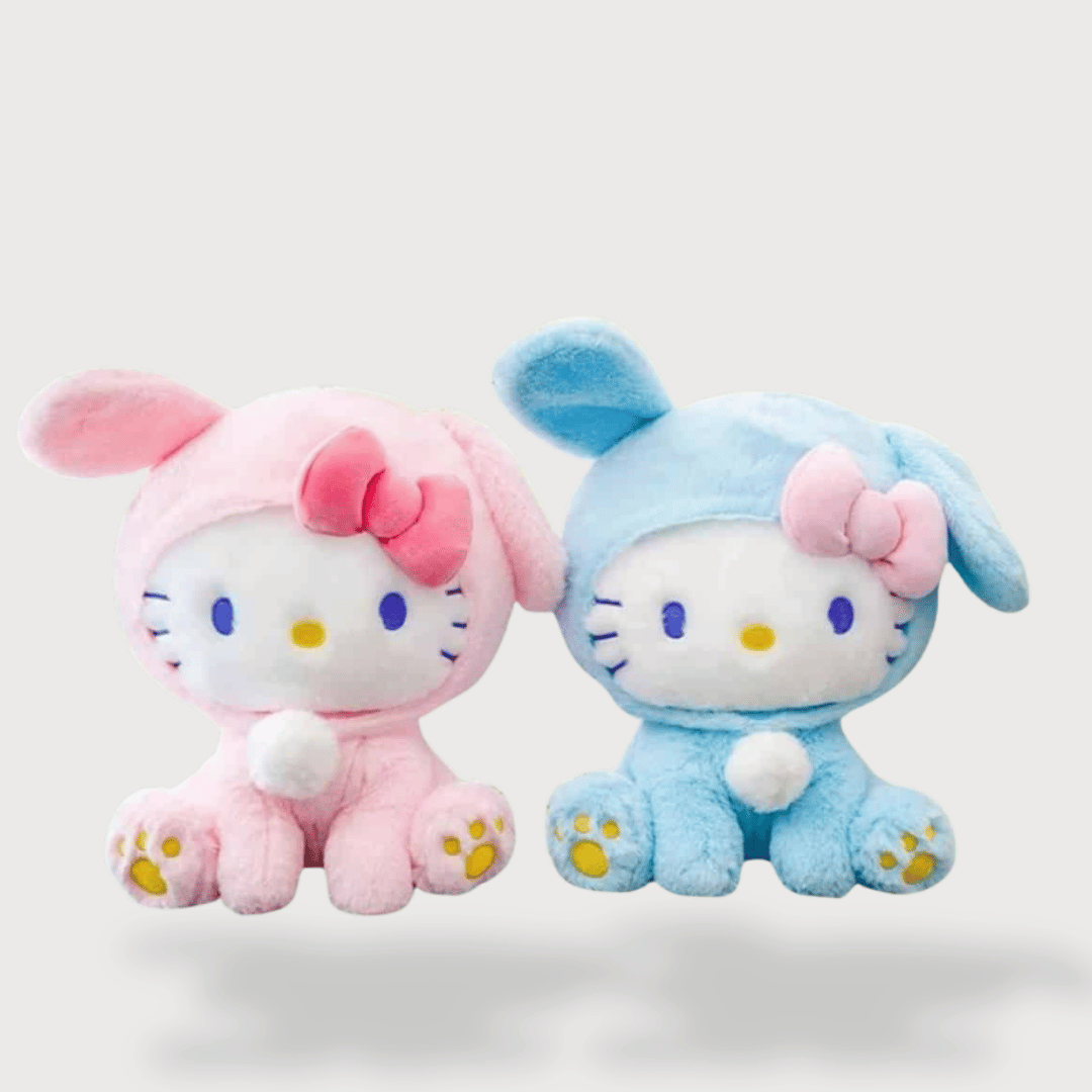 Kitty Plush Toy in a Bunny Costume