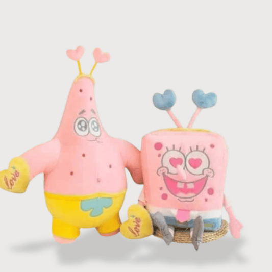 Patrick and SpongeBob Plush Toys - Pink