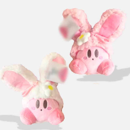 Kirby Plush Toy in a Bunny Costume