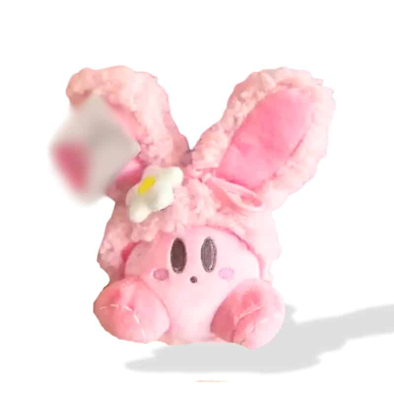 Kirby Plush Toy in a Bunny Costume