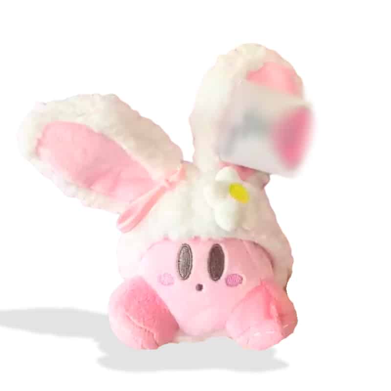 Kirby Plush Toy in a Bunny Costume