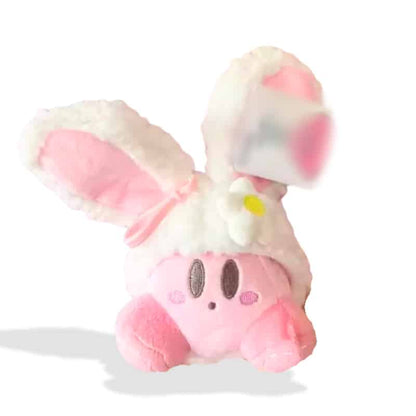 Kirby Plush Toy in a Bunny Costume