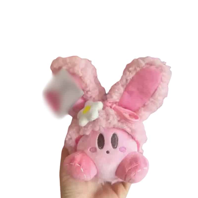 Kirby Plush Toy in a Bunny Costume